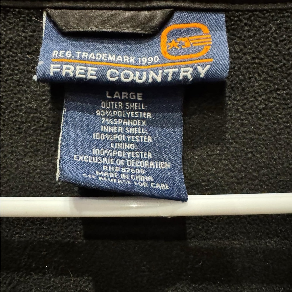 Free Country Lightweight Black Jacket Multiple Pockets Size Large Like New — image 4 of 5